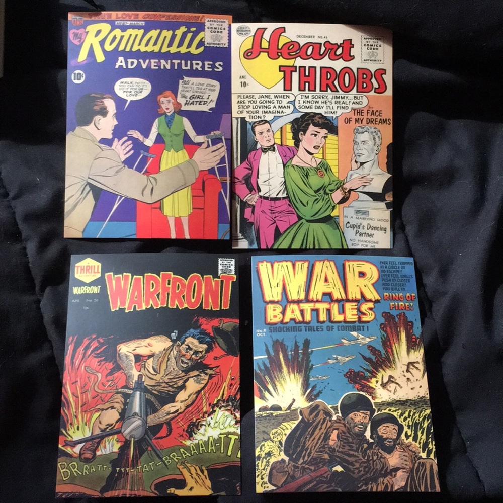 1950s framed postcard set for @caityschmaity